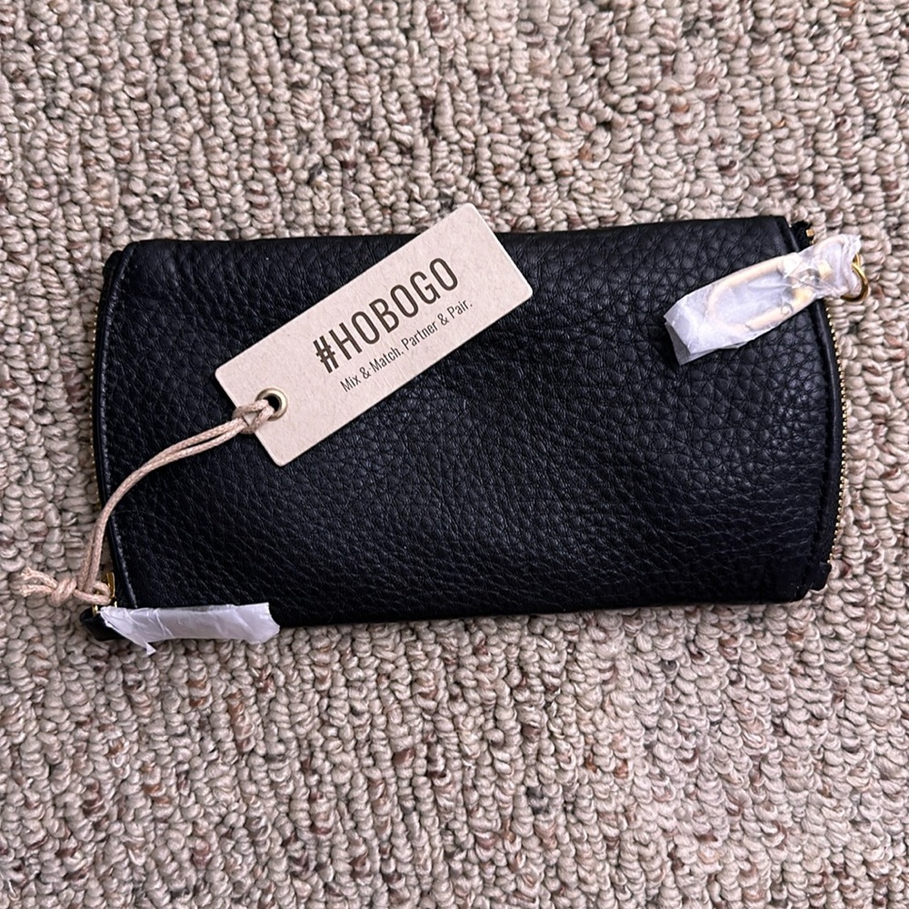 NWT Hobo Spark Dual Glasses Case in Pebbled Leather